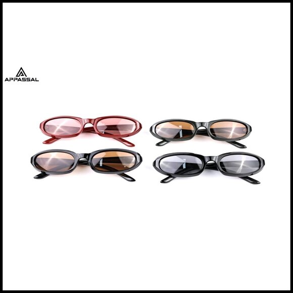 Retro Rectangle Cat Eye Polarized Sunglasses with Plastic Frames main image 7